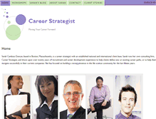 Tablet Screenshot of careerstrategist.com